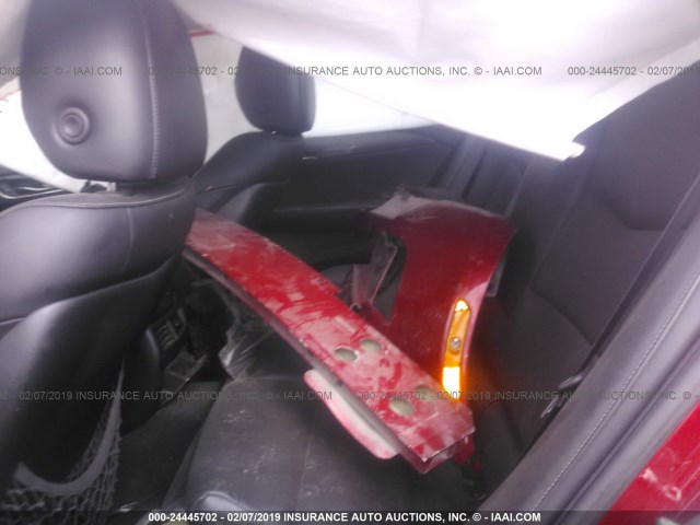 1G6AA5RX1F0110565 - 2015 CADILLAC ATS RED photo 8