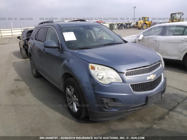 2GNALDEK8C6120631 - 2012 CHEVROLET EQUINOX BLUE photo 1