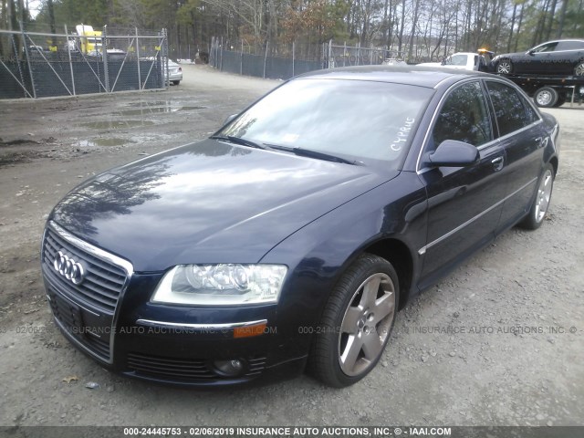 WAULL44E56N012011 - 2006 AUDI A8 4.2 QUATTRO Dark Blue photo 2