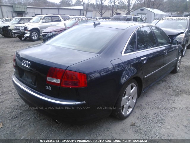 WAULL44E56N012011 - 2006 AUDI A8 4.2 QUATTRO Dark Blue photo 4