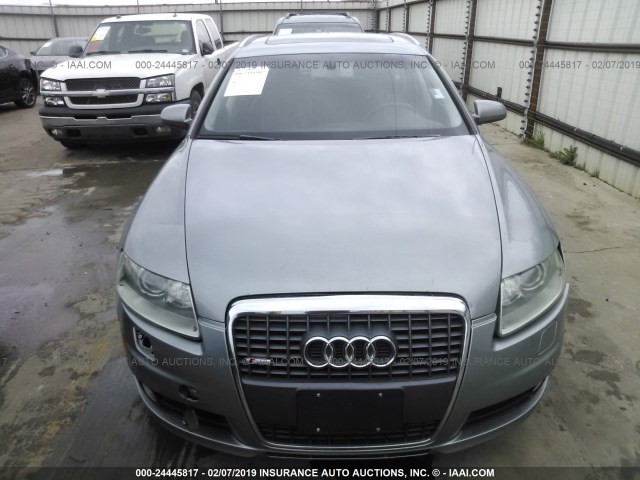 WAUKH74F58N067701 - 2008 AUDI A6 AVANT QUATTRO SILVER photo 6