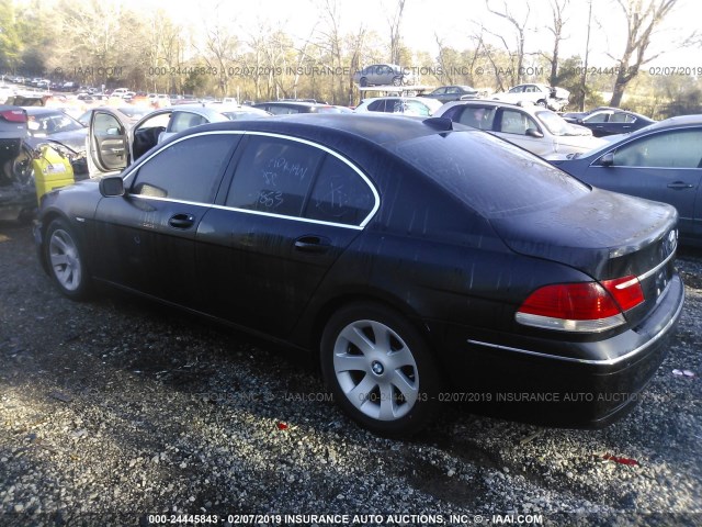 WBAHL83547DT07543 - 2007 BMW 750 BLACK photo 3