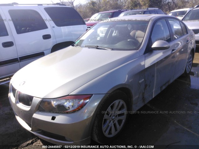 WBAVA335X7KX75395 - 2007 BMW 328 I GRAY photo 2