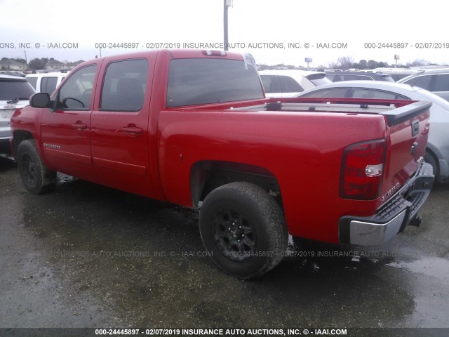 3GCEC13J58G141662 - 2008 CHEVROLET SILVERADO C1500 RED photo 3