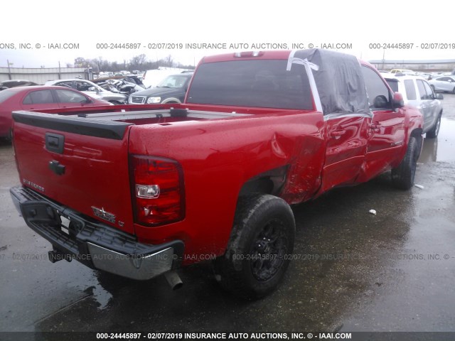 3GCEC13J58G141662 - 2008 CHEVROLET SILVERADO C1500 RED photo 4