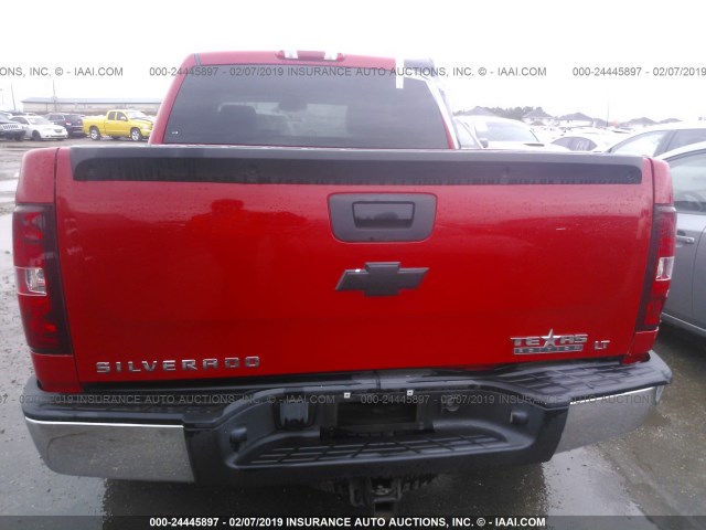 3GCEC13J58G141662 - 2008 CHEVROLET SILVERADO C1500 RED photo 6