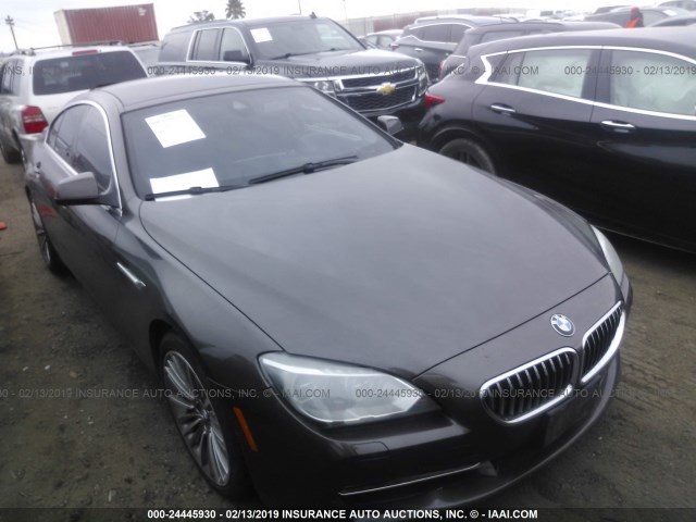 WBA6B4C59FD761711 - 2015 BMW 650 XI/GRAN COUPE BROWN photo 1