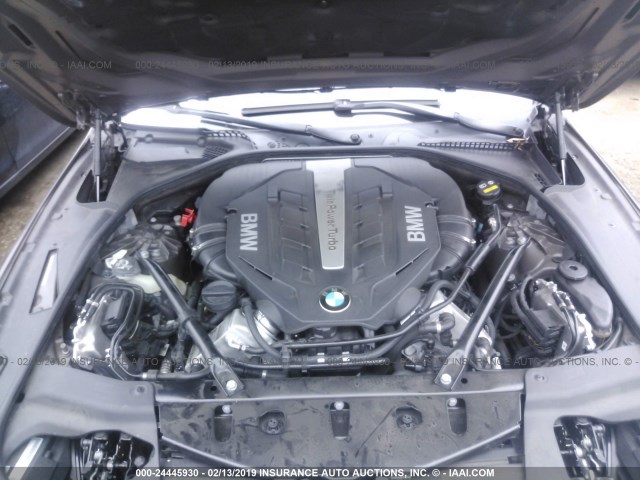 WBA6B4C59FD761711 - 2015 BMW 650 XI/GRAN COUPE BROWN photo 10