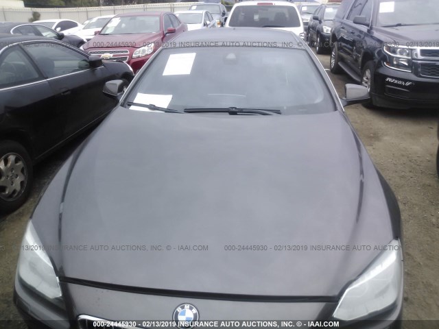 WBA6B4C59FD761711 - 2015 BMW 650 XI/GRAN COUPE BROWN photo 6