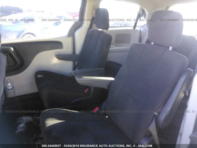 2D4RN4DG6BR722785 - 2011 DODGE GRAND CARAVAN  MAROON photo 8