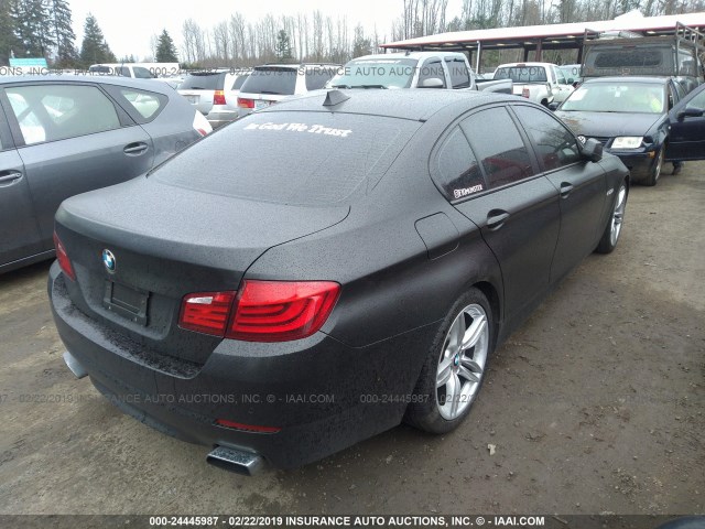 WBAFR9C51CDV58638 - 2012 BMW 550 I BLACK photo 4