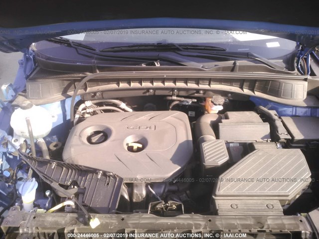 KM8J3CA47JU646754 - 2018 HYUNDAI TUCSON LIMITED/SPORT AND ECO/SE BLUE photo 10