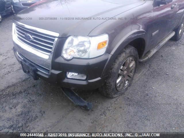 1FMEU65E68UA04944 - 2008 FORD EXPLORER LIMITED BROWN photo 6