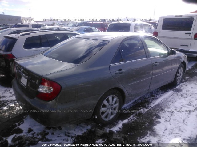 JTDBE30K020065964 - 2002 TOYOTA CAMRY LE/XLE/SE GRAY photo 4