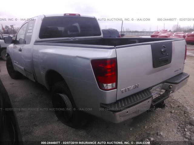 1N6BA0CA4BN314022 - 2011 NISSAN TITAN S/SV/PRO-4X SILVER photo 3