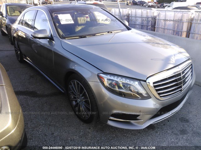 WDDUG8CB8FA071030 - 2015 MERCEDES-BENZ S 550 SILVER photo 1