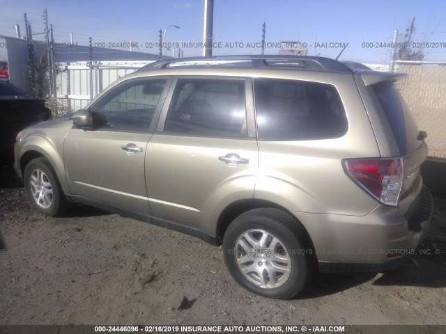 JF2SH66669H712349 - 2009 SUBARU FORESTER 2.5XT LIMITED GOLD photo 3