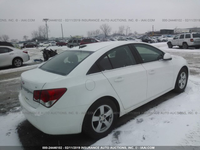 1G1PE5SB3G7221856 - 2016 CHEVROLET CRUZE LIMITED LT YELLOW photo 4