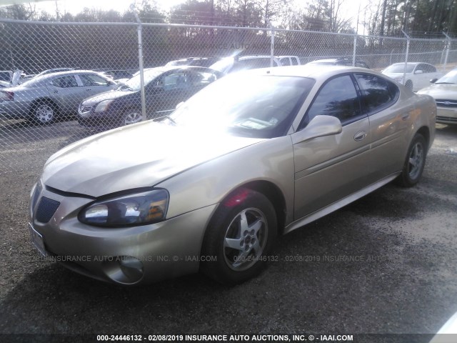 2G2WS522041205798 - 2004 PONTIAC GRAND PRIX GT2 ოქროსფერი ფოტო 2