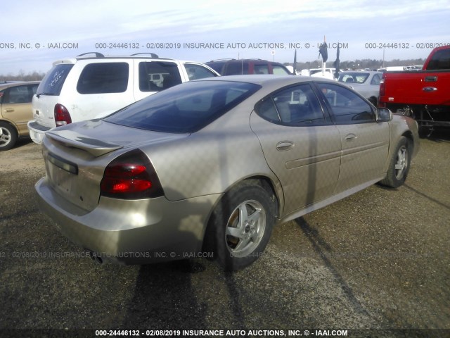 2G2WS522041205798 - 2004 PONTIAC GRAND PRIX GT2 ოქროსფერი ფოტო 4