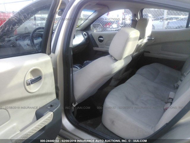 2G2WS522041205798 - 2004 PONTIAC GRAND PRIX GT2 ოქროსფერი ფოტო 8