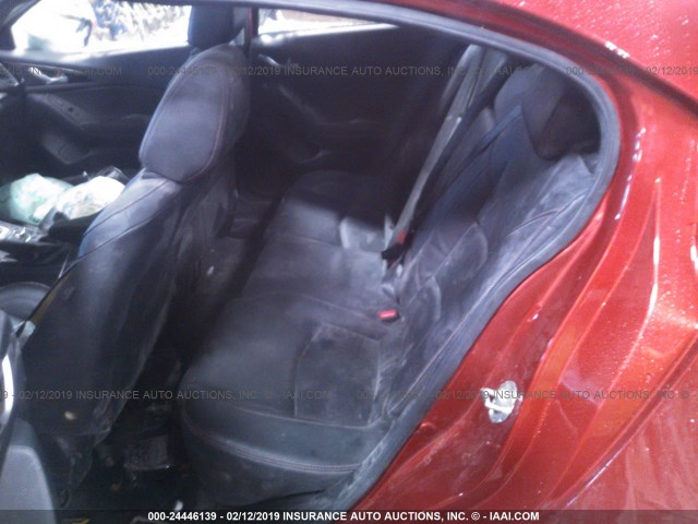 JM1BM1L36F1260009 - 2015 MAZDA 3 RED photo 8