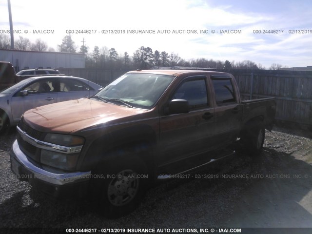 1GCDS136548177362 - 2004 CHEVROLET COLORADO ORANGE photo 2