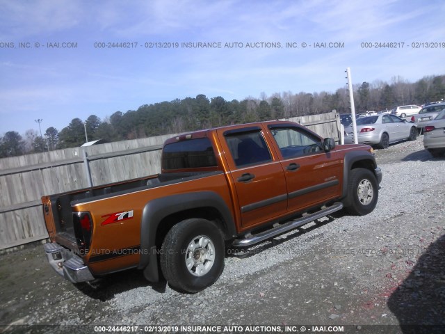 1GCDS136548177362 - 2004 CHEVROLET COLORADO ORANGE photo 4