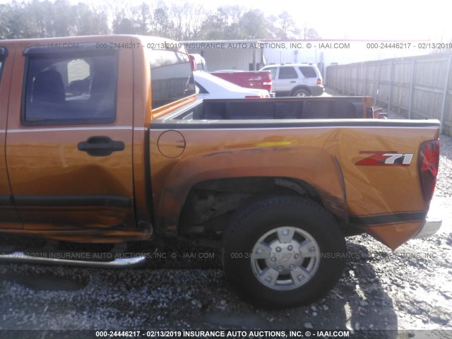 1GCDS136548177362 - 2004 CHEVROLET COLORADO ORANGE photo 6