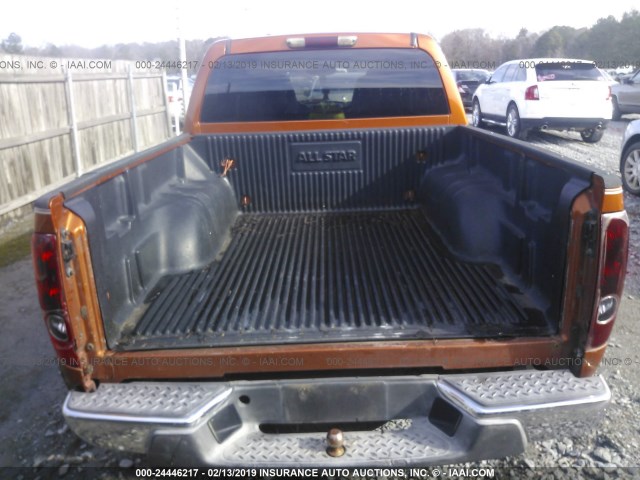 1GCDS136548177362 - 2004 CHEVROLET COLORADO ORANGE photo 8