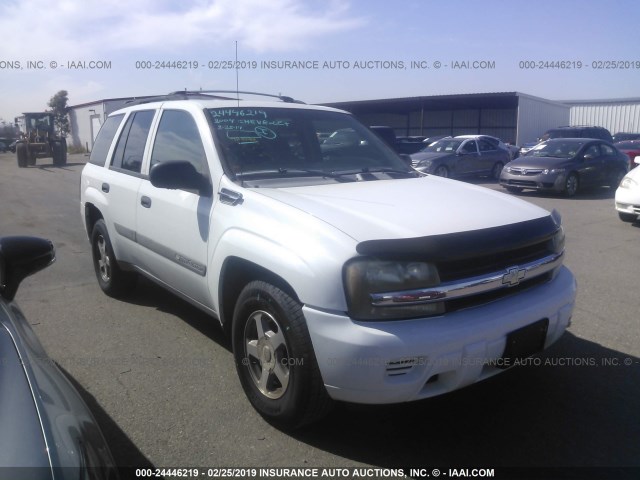 1GNDS13S942116975 - 2004 CHEVROLET TRAILBLAZER LS/LT WHITE photo 1