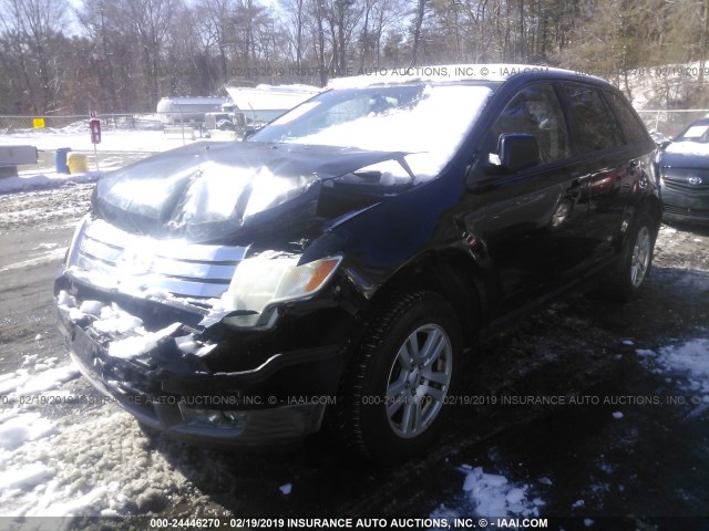 2FMDK49CX7BA75633 - 2007 FORD EDGE SEL PLUS BLACK photo 2