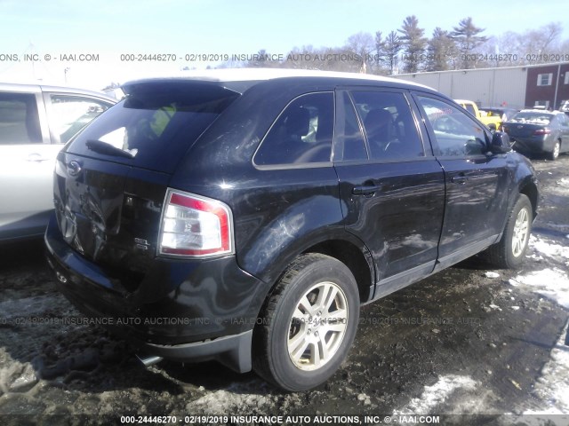 2FMDK49CX7BA75633 - 2007 FORD EDGE SEL PLUS BLACK photo 4