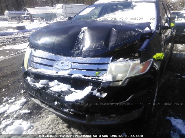 2FMDK49CX7BA75633 - 2007 FORD EDGE SEL PLUS BLACK photo 6