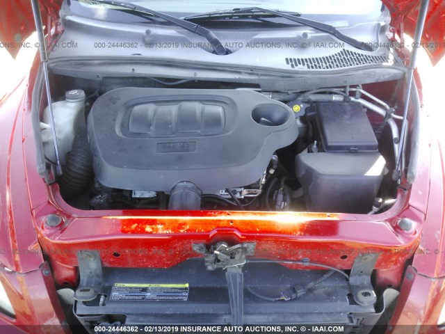 3GNCA53VX9S542234 - 2009 CHEVROLET HHR LT RED photo 10