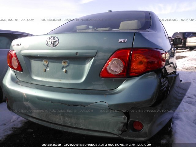 JTDBL40E199078296 - 2009 TOYOTA COROLLA LE/XLE GREEN photo 4