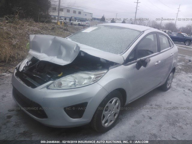 3FADP4AJ0CM140231 - 2012 FORD FIESTA S SILVER photo 2