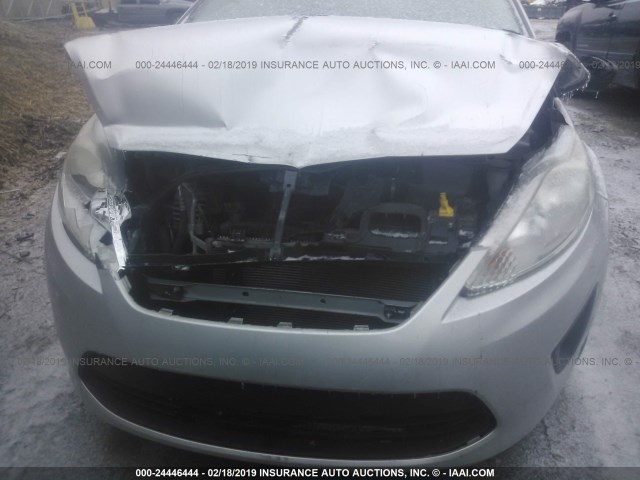 3FADP4AJ0CM140231 - 2012 FORD FIESTA S SILVER photo 6