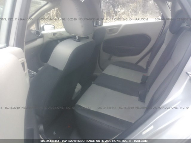 3FADP4AJ0CM140231 - 2012 FORD FIESTA S SILVER photo 8