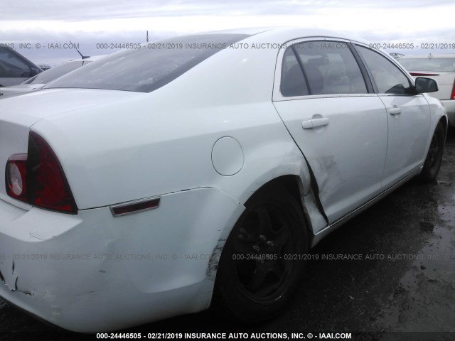 1G1ZC5EBXAF194064 - 2010 CHEVROLET MALIBU 1LT WHITE photo 6