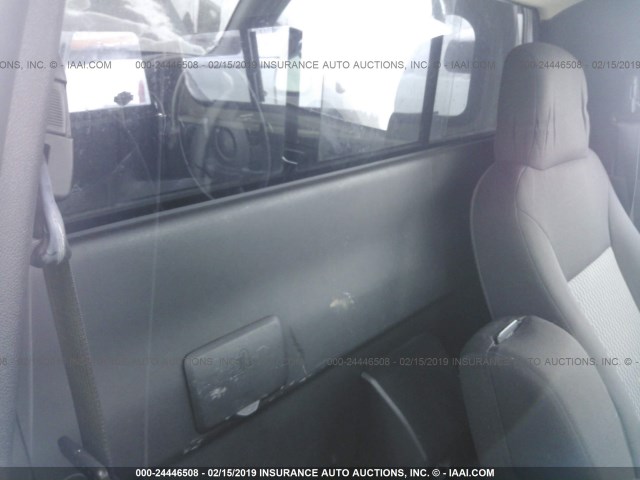 1GCCS14E888125490 - 2008 CHEVROLET COLORADO BLACK photo 8