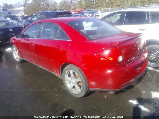 1G2ZG58N974247735 - 2007 PONTIAC G6 SE RED photo 3