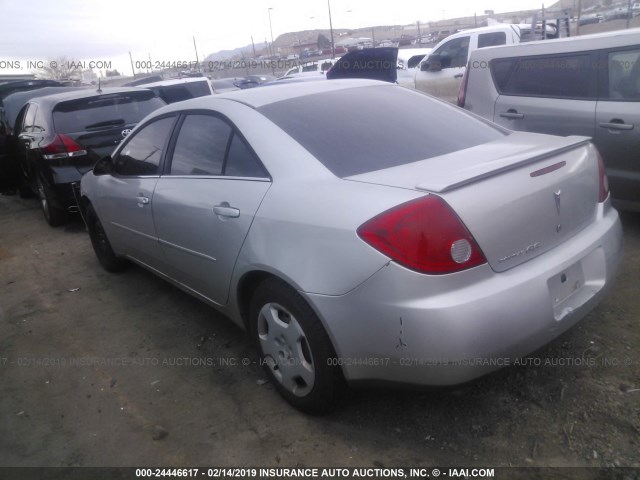 1G2ZF55B964205870 - 2006 PONTIAC G6 SE SILVER photo 3