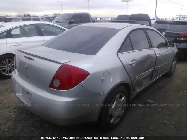 1G2ZF55B964205870 - 2006 PONTIAC G6 SE SILVER photo 4