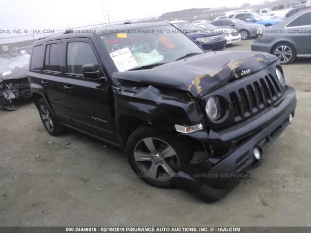 1C4NJPFA3GD711397 - 2016 JEEP PATRIOT LATITUDE BLACK photo 1