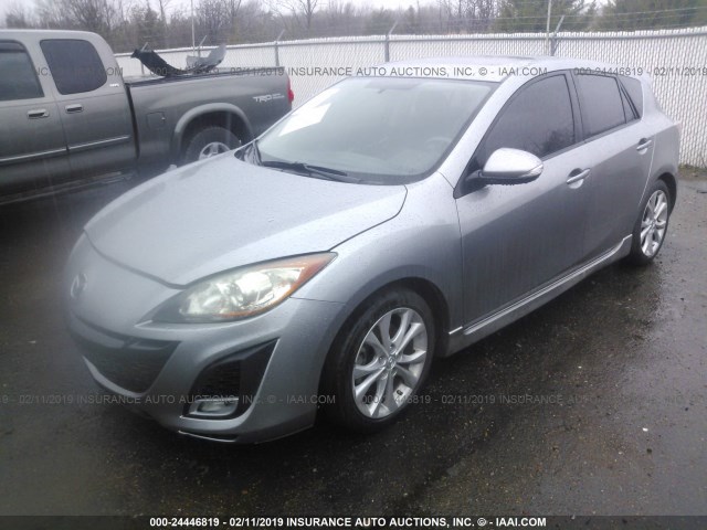 JM1BL1H55A1187009 - 2010 MAZDA 3 S SILVER photo 2