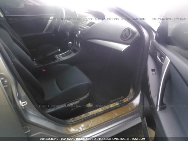 JM1BL1H55A1187009 - 2010 MAZDA 3 S SILVER photo 5