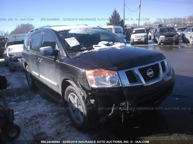 5N1BA0NE6CN605038 - 2012 NISSAN ARMADA SV/SL/PLATINUM BLACK photo 1