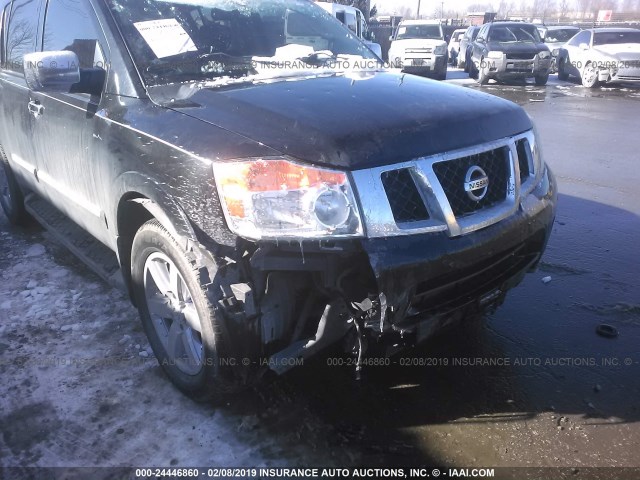 5N1BA0NE6CN605038 - 2012 NISSAN ARMADA SV/SL/PLATINUM BLACK photo 6