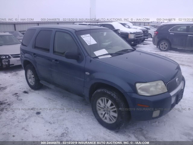 4M2CU57145DJ23436 - 2005 MERCURY MARINER BLUE photo 1